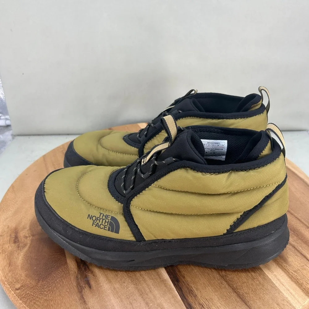 The North Face Mens Glenclyffe Mule Military Olive Green Black Size 9.5 Puffy